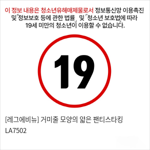 [레그에비뉴] 거미줄 모양의 얇은 팬티스타킹 LA7502